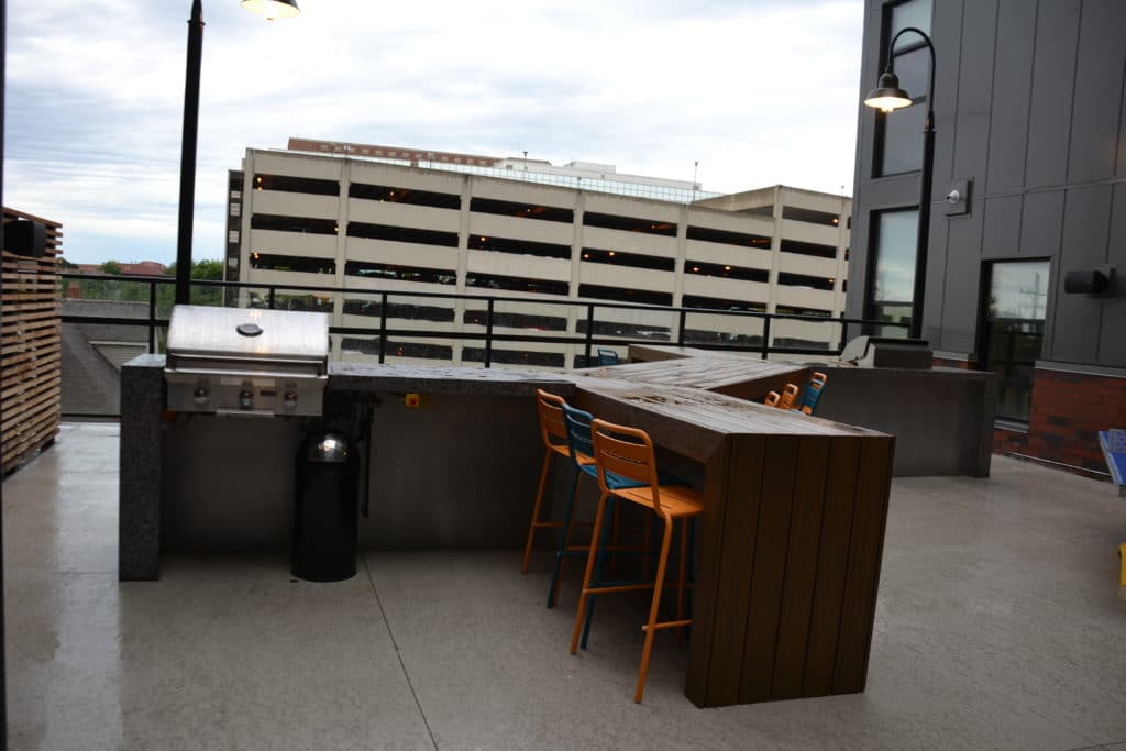 Rooftop Grill Area Indianapolis