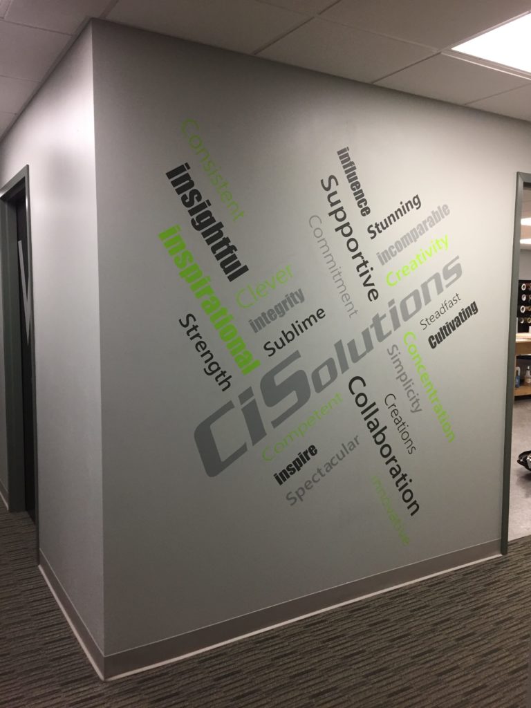 Custom Corporate Wall Design in Indianapolis